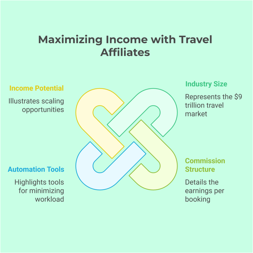 Maximizing income with travel affiliates